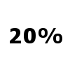 20%